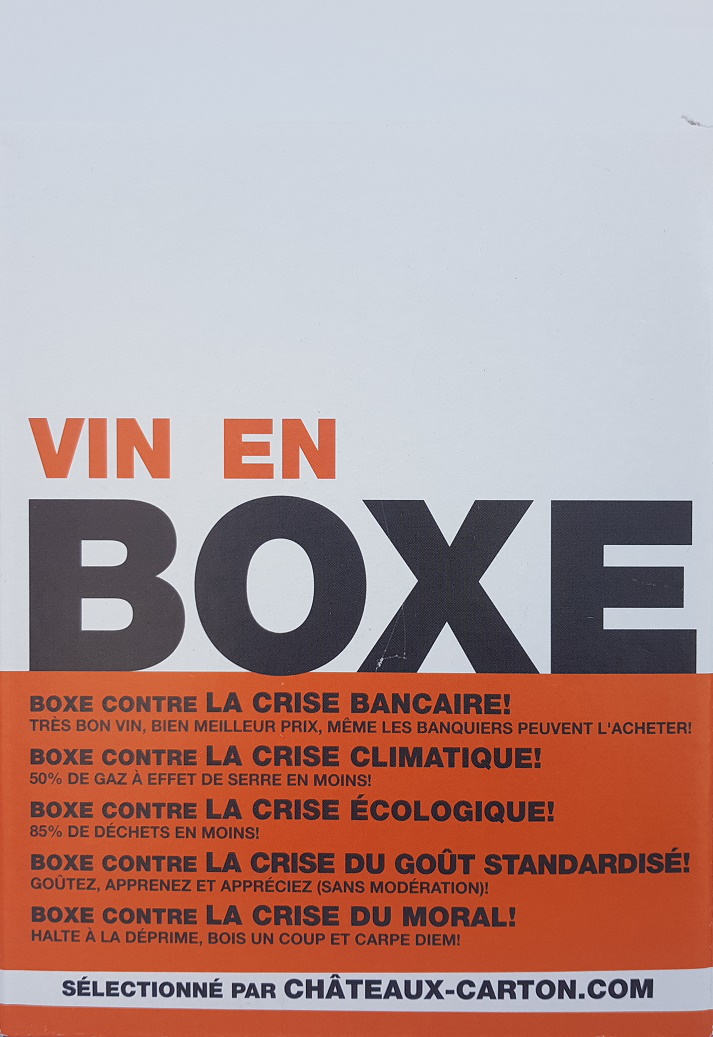 VIN EN BOXE CONTRE LA CRISE (300cl BiB)