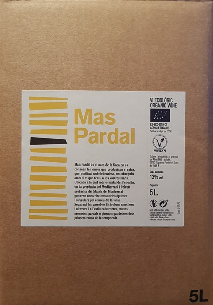 MAS PARDAL BLANCO XAREL·LO (500cl BiB)