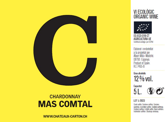 [C] CHARDONNAY MAS COMTAL (500cl BiB)